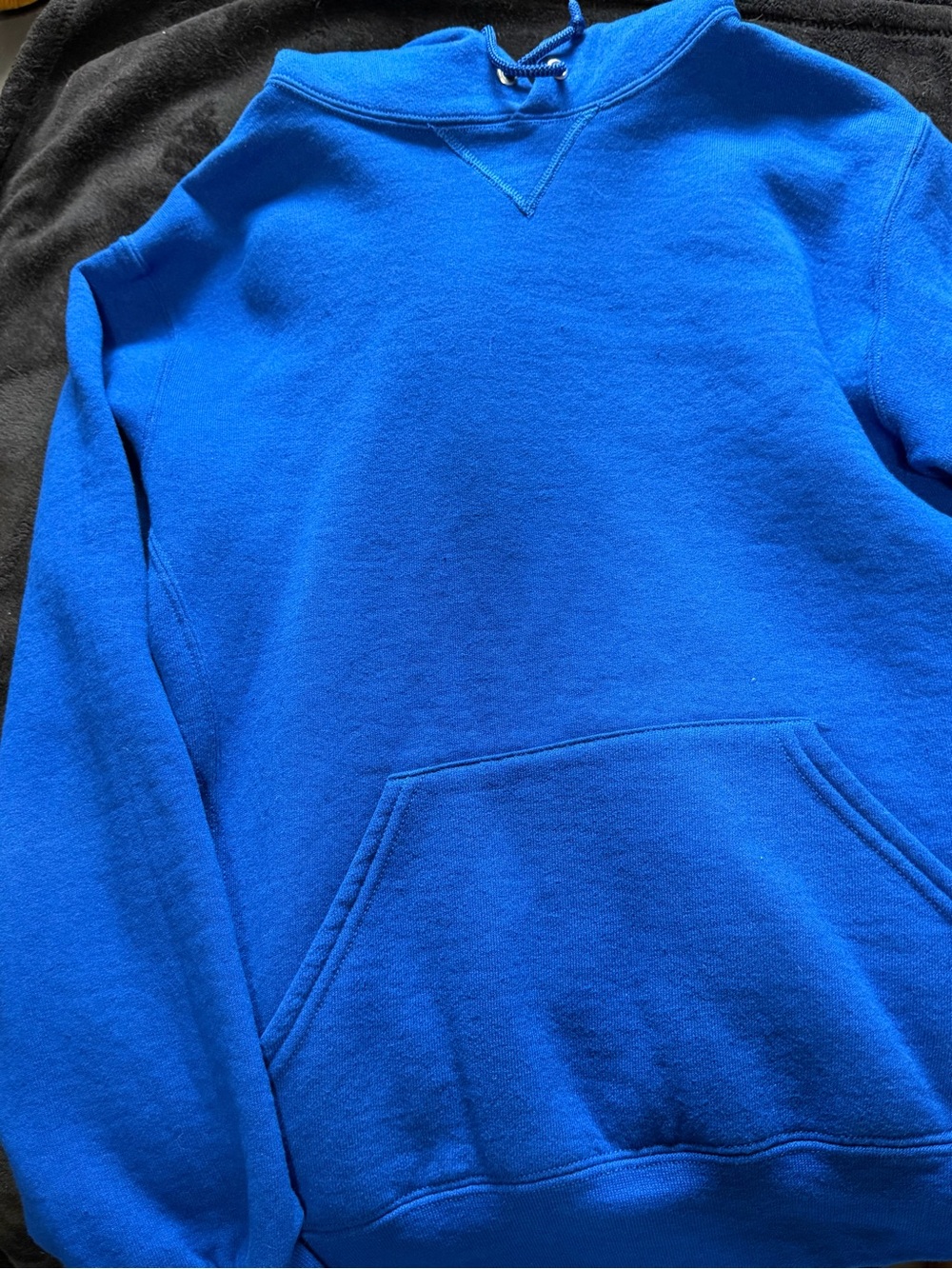 Russell Blue Fleece Hoodie